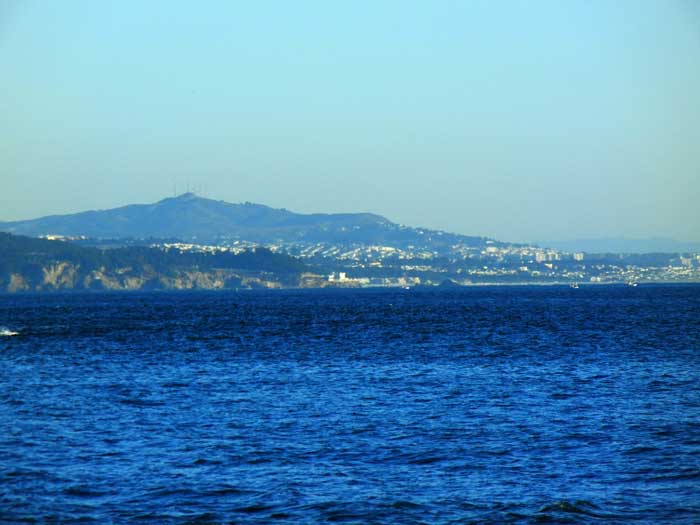 View of the City of San Francisco from Muir Beach
