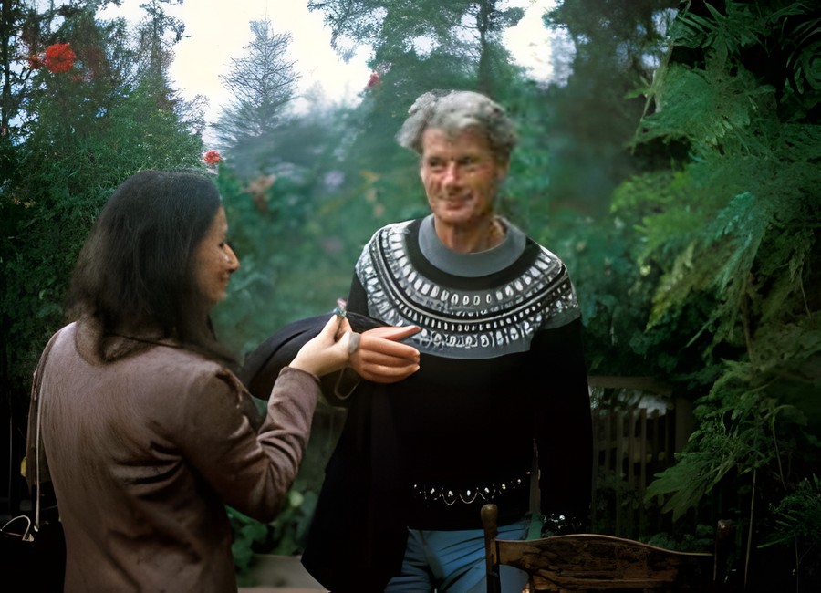 Alan Chadwick and Josephine Stauffacher in Santa Cruz
